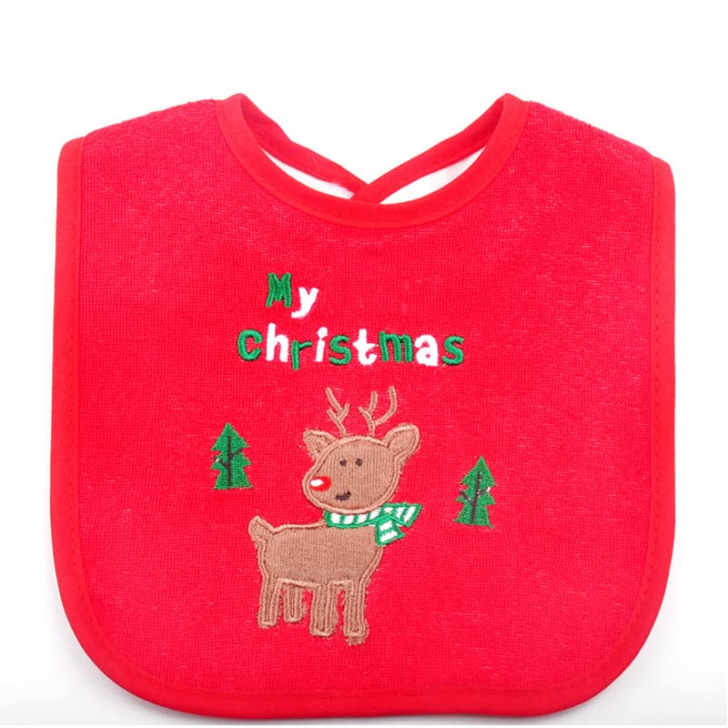 Dream Loom Christmas Baby Bibs 4pcs, First Xmas Baby Gift, for Babies Newborns and Toddler - Image 5